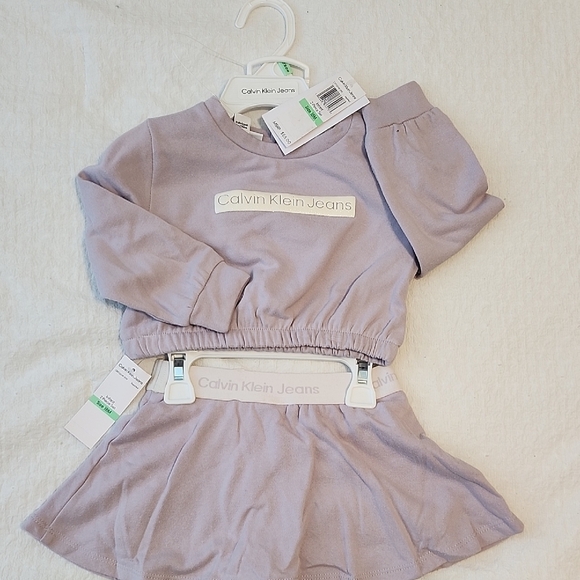 Calvin Klein Jeans Other - Calvin Klein Jeans Lilac Baby Set